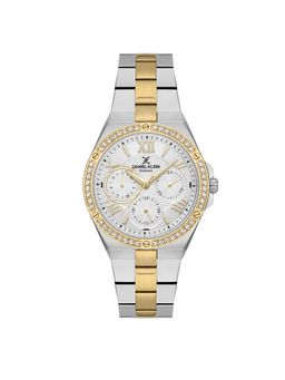 Daniel Klein Exclusive - Silver Exclusive Women's Analog Watch With Metallic Strap - DK.1.13772-4