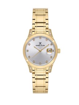 Daniel Klein - Premium Women Silver Dial Metallic Strap Watch - DK.1.13782-2 (M)