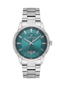 Daniel Klein - Premium Men Green Dial Metallic Strap Watch - DK.1.13795-3 (M)