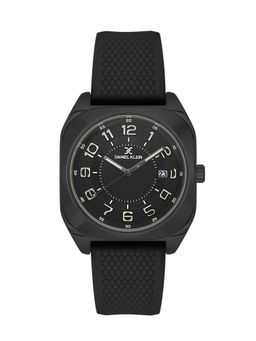 Daniel Klein - Premium Men Black Dial Silicone Strap Watch - DK.1.13796-5 (M)