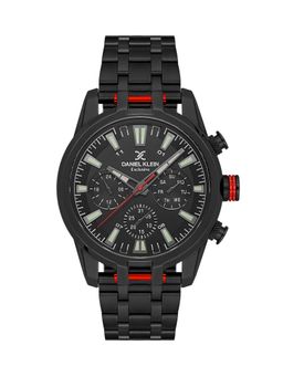 Daniel Klein Exclusive - Black Exclusive Men's Analog Watch With Metallic Strap - DK.1.13802-5