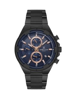 Daniel Klein Exclusive - Blue Exclusive Men's Analog Watch With Metallic Strap - DK.1.13804-4