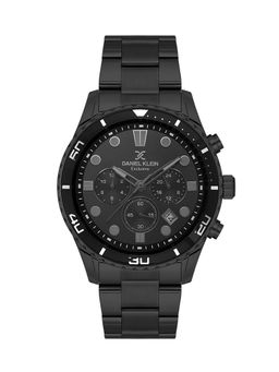 Daniel Klein Exclusive - Black Exclusive Men's Analog Watch With Metallic Strap - DK.1.13805-5