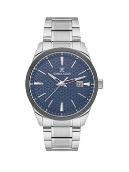 Daniel Klein - Premium Men Blue Dial Metallic Strap Watch - DK.1.13806-4 (M)
