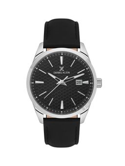Daniel Klein - Premium Men Black Dial Leather Strap Watch - DK.1.13807-1 (M)