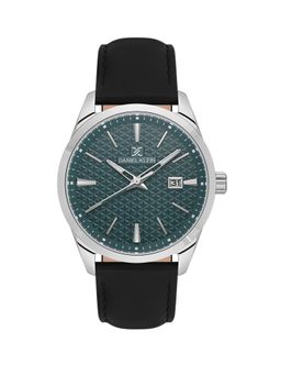 Daniel Klein - Premium Men Green Dial Leather Strap Watch - DK.1.13807-2 (M)