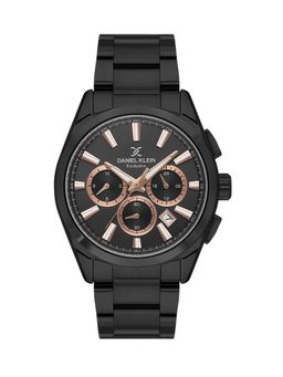 Daniel Klein Exclusive - Black Exclusive Men's Analog Watch With Metallic Strap - DK.1.13808-5