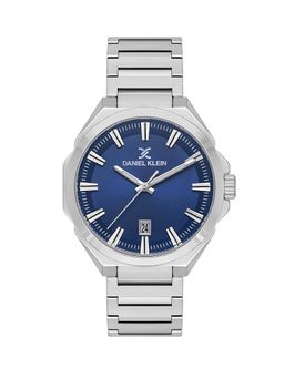 Daniel Klein - Premium Men Blue Dial Metallic Strap Watch - DK.1.13811-2 (M)