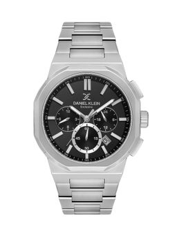 Daniel Klein Exclusive - Black Exclusive Men's Analog Watch With Metallic Strap - DK.1.13812-3
