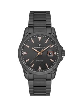 Daniel Klein - Premium Men Black Dial Metallic Strap Watch - DK.1.13813-5 (M)