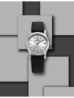 Daniel Klein - Premium Women Silver Dial Leather Strap Watch - DK.1.13822-1 (M)