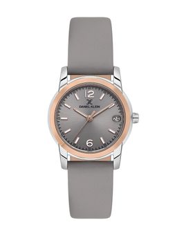 Daniel Klein - Premium Women Grey Dial Leather Strap Watch - DK.1.13822-6 (M)