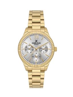 Daniel Klein Exclusive - Silver Exclusive Women's Analog Watch With Metallic Strap - DK.1.13823-2