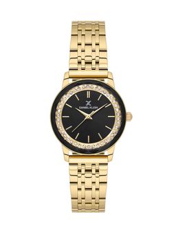 Daniel Klein - Premium Women Black Dial Metallic Strap Watch - DK.1.13825-4 (M)