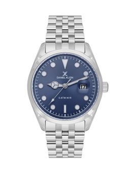 Daniel Klein - Premium Men Blue Dial Metallic Strap Watch - DK.1.13835-2 (M)