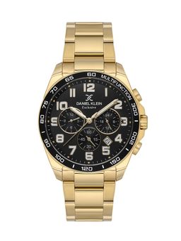 Daniel Klein Exclusive - Black Exclusive Men Watch with Metallic Strap - DK.1.13842-4