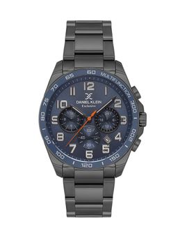 Daniel Klein Exclusive - Blue Exclusive Men's Analog Watch With Metallic Strap - DK.1.13842-5