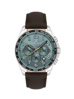 Daniel Klein Exclusive - Blue Exclusive Men's Analog Watch With Leather Strap - DK.1.13843-2