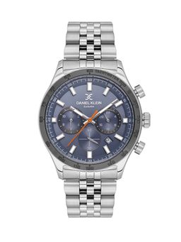 Daniel Klein Exclusive - Blue Exclusive Men's Analog Watch With Metallic Strap - DK.1.13851-6