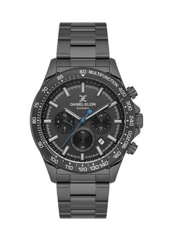 Daniel Klein Exclusive - Black Exclusive Men's Analog Watch With Metallic Strap - DK.1.13852-5