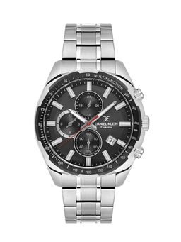 Daniel Klein Exclusive - Black Exclusive Men's Analog Watch With Metallic Strap - DK.1.13854-1