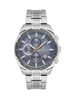 Daniel Klein Exclusive - Blue Exclusive Men's Analog Watch With Metallic Strap - DK.1.13854-4