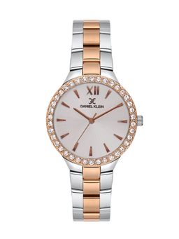 Daniel Klein - Premium Women Silver Dial Metallic Strap Watch - DK.1.13205-8 (M)