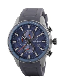 Daniel Klein Exclusive - Blue Exclusive Men's Analog Watch With Silicone Strap - DK.1.13313-7