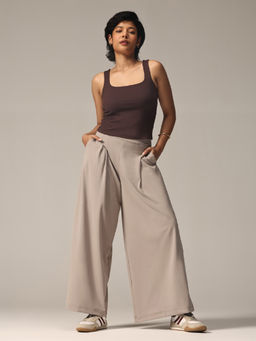 Blissclub - Cloud Korean Active Wide Pants for Women-Regular