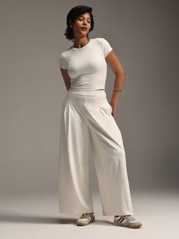 Blissclub - Cloud Korean Active Wide Pants for Women-Tall