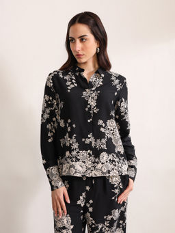Kazo - Women Black Cadence Shirt