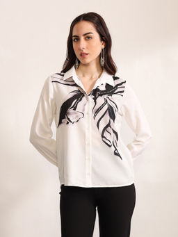 Kazo - Women White Puglia Shirt