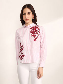 Kazo - Women Pink Eileen Shirt