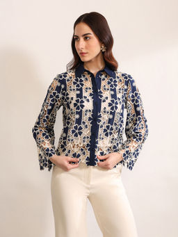 Kazo - Women Blue Oslo Shirt