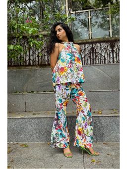 BUDUN - Karishma White Printed Set with Top