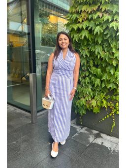 BUDUN - Pree Purple Skirt Set with Top