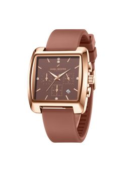Daniel Hechter - Paris Alma Collection Men Premium Chronograph Watch Black Square Brown DHM1016 (M)