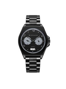 Giordano - Analog Quartz Watch For Men With Multi-Function Dial, Date Display Black GZ-50213 (M)