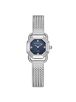 Giordano - Analog Quartz Watch For Women With Textured Dial Blue GZ-60169 (M)
