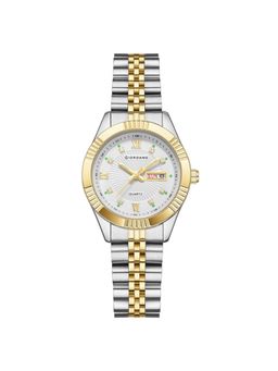 Giordano - Analog Quartz Watch For Women With Day & Date Display White GZ-60172 (M)