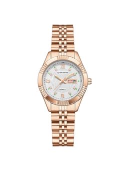 Giordano - Analog Quartz Watch For Women With Day & Date Display White GZ-60172 (M)