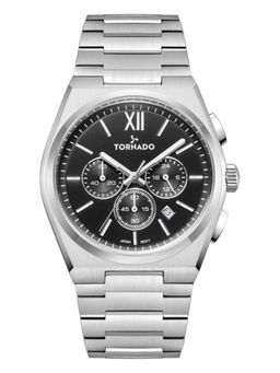 Tornado - Mens Multi Function Black Dial Watch T24105-SBSB (M)