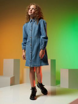 ANGEL & ROCKET - Denim Shirt Dress