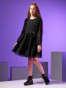 ANGEL & ROCKET - Lurex Spot Dress