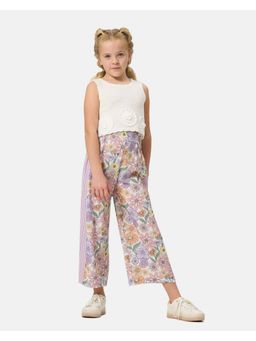 ANGEL & ROCKET - Patti Printed Wide Leg Trousers