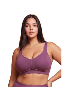 Van Heusen Woman Lingerie and Athleisure - Van Heusen Women Plus Size & Wireless Minimizer Bra - Purple Gum Drop