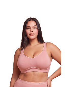 Van Heusen Woman Lingerie and Athleisure - Van Heusen Women Plus Size & Wireless Minimizer Bra - Old Rose