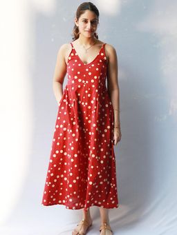 Chidiyaa - Abella Cotton Dress - Polka