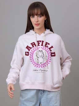 Free Authority - Official Garfield Printed Relaxed Fit Hoodie
