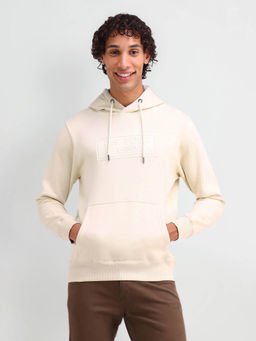 U.S. Polo Assn. Denim Co. - Men Cream Typography Sweatshirt